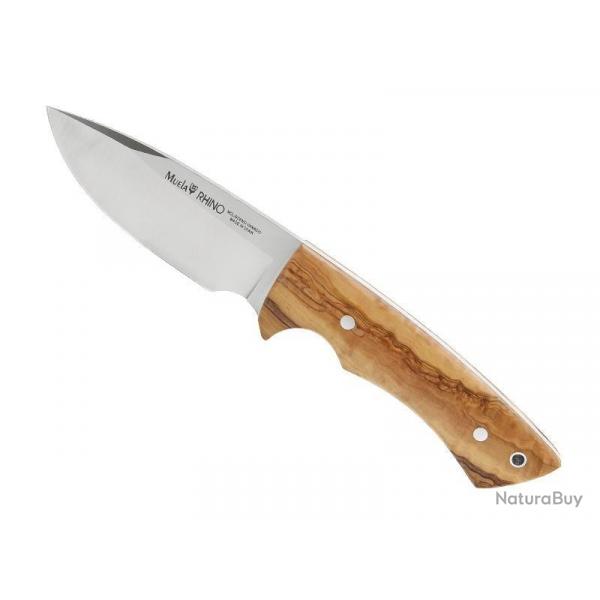 Poignard Muela " RHINO " lame large manche olivier + etui