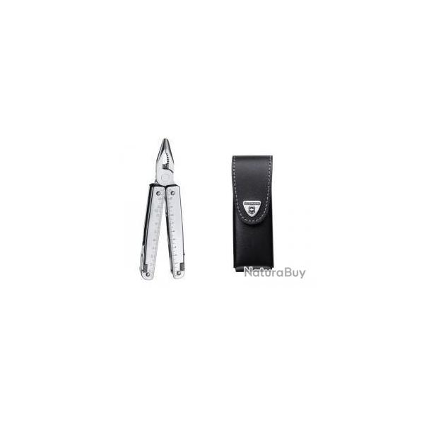 Outil suisse Victorinox "SWISSTOOL" gris 30 fonctions + etui cuir