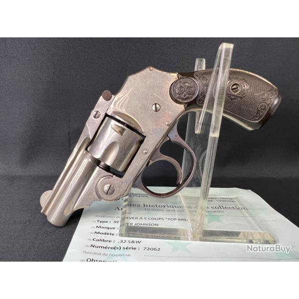 MAGNIFIQUE IVER JOHNSON SAFETY AUTOMATIC HAMMERLESS THIRD MODEL calibre 32sw