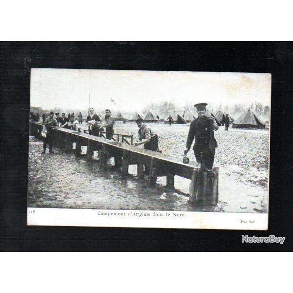 campement d'anglais dans le nord cpa d'aprs photo rol