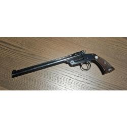 PISTOLET 22LR SMITH & WESSON SINGLE SHOT 1891 SECOND MODEL CANON 10"