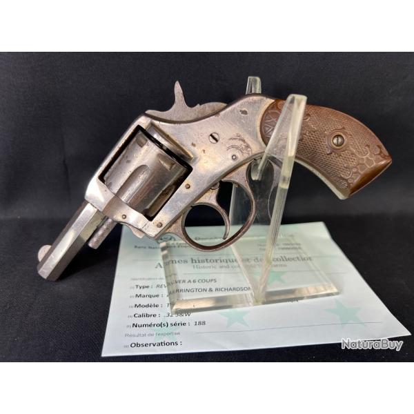 HARRINGTON RICHARDSON THE AMERICAN FIRST MODEL 2nd variation calibre 32sw long