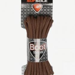 Lacets Sofsole "Light Brown Waxed" 114 cm Marron