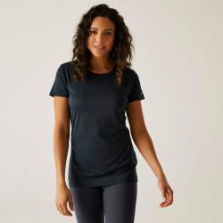 Tee Shirt Respirant Regatta Womens Fingal Edition Bleu