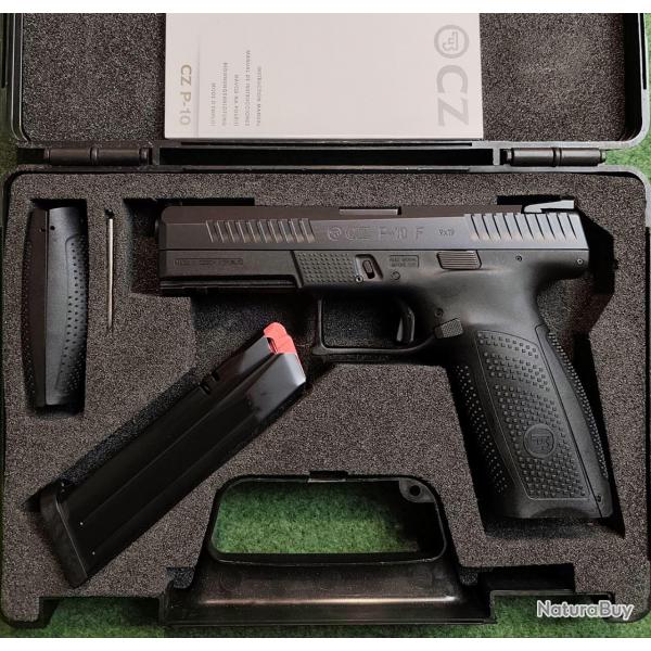 Pistolet semi-automatique CZ mod. P-10 F - Cal. 9x19 - 5 chargeurs, mallette (Occasion trs bon tat