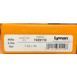Jeu d'outil 7,62x39 Lyman + shellholder