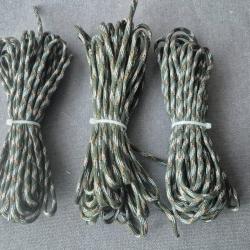 lot de 3 paracorde camo