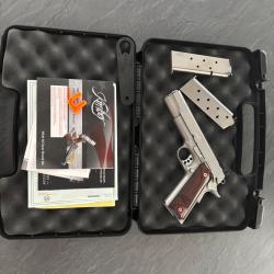Kimber target stanless2 1911,calibre 45ACP,avec deux chargeurs et boîte d'origine.année 2019