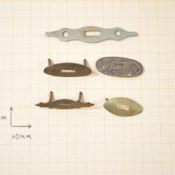 Lot inserts de crosse pour arme ancienne, 19e Siècle. Poudre noire. Restauration