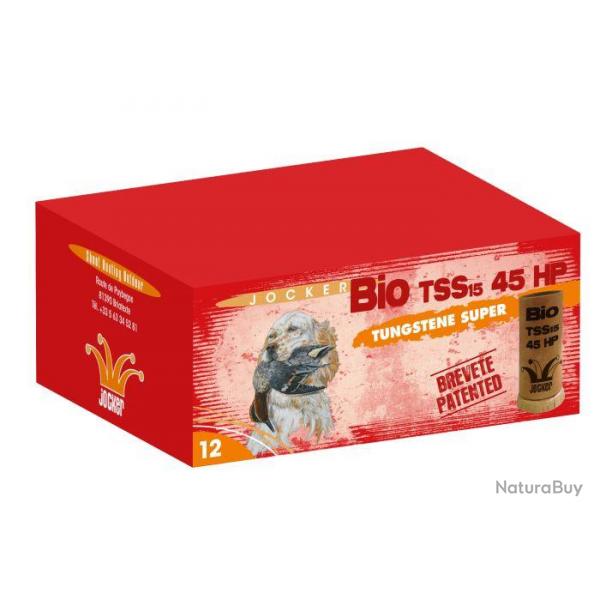 CARTON DE 160 CARTOUCHES JOCKER BOURRE BIO TSS 45 HP C 12 89 20 45 GR TUNGSTENE