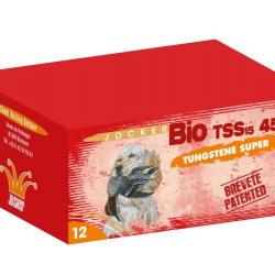 CARTON DE 160 CARTOUCHES JOCKER BOURRE BIO TSS 45 HP C/12/89/20 45 GR N°7 TUNGSTENE