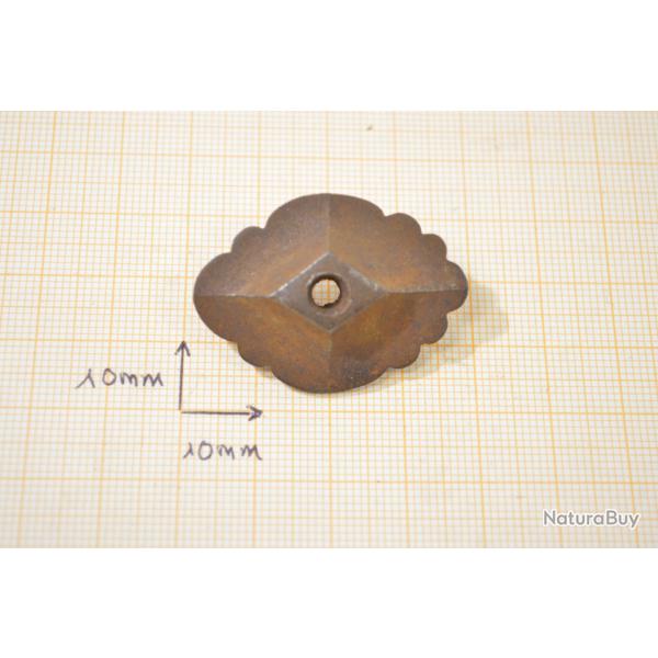 Talon de crosse pour arme ancienne, 19e Sicle. Poudre noire. Restauration pistolet fusil collection