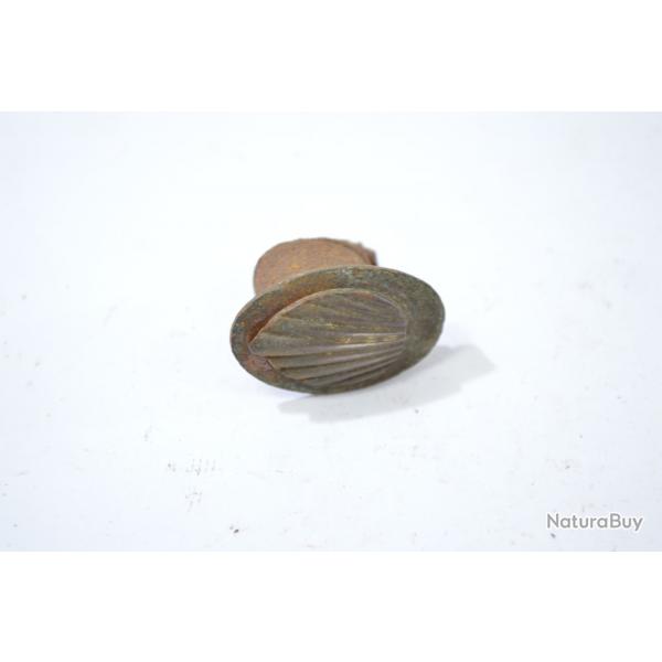 Talon de crosse a clapet pour arme ancienne, 19e Sicle. Poudre noire. Restauration pistolet fusil C