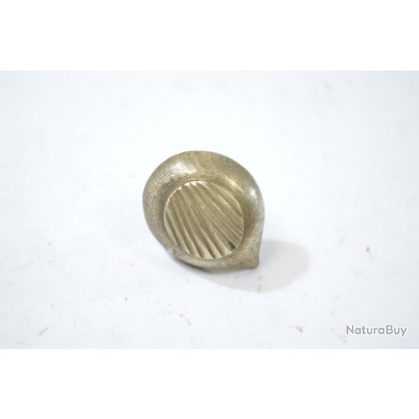 Talon de crosse coquille pour arme ancienne, 19e Sicle. Poudre noire. Restauration pistolet