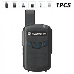 Talkie-walkie A5 RONGYIN UHF400-470Mhz - 1PC Black / EU