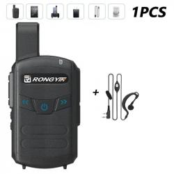 Talkie-walkie A5 RONGYIN UHF400-470Mhz - Black-Headset / EU