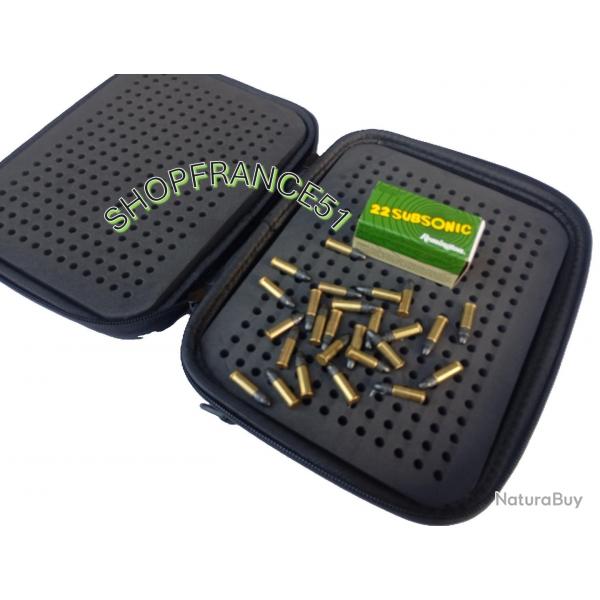 Mallette  rangement munitions 22LR 468 emplacements.