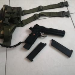 Pistolet 1911 gouvernemental blowback full metal
