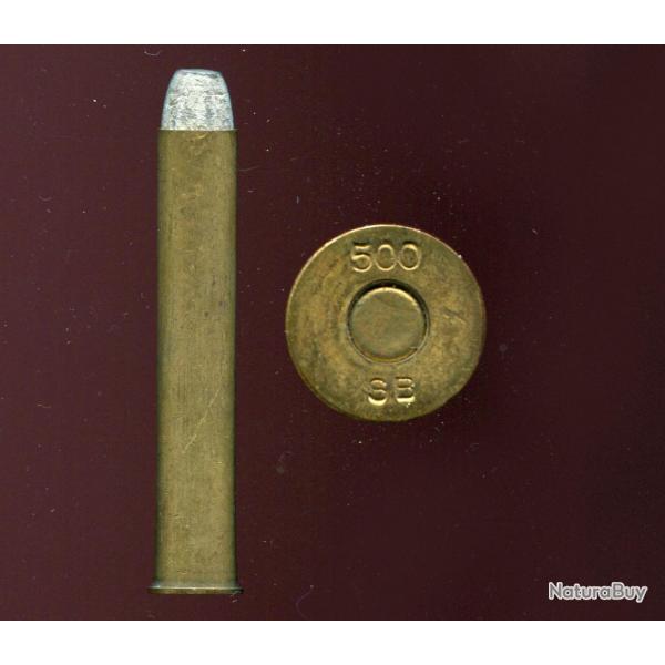 .500 x 3" Express Black Powder - tui 76 mm 1897  - marquage Sellier & Bellot : 500 SB