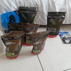 Lot environ 25 000 billes 6mm bio degradable