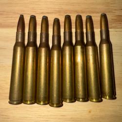 lot de 8 balles CALIBRE 270 WINCHESTER
