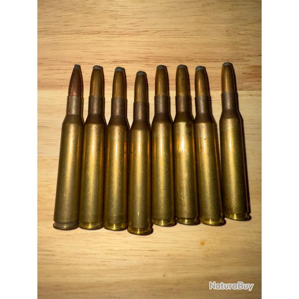lot de 8 balles CALIBRE 270 WINCHESTER