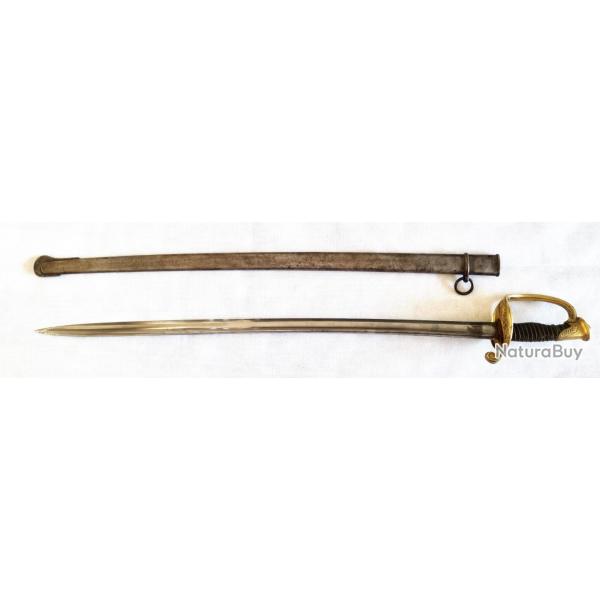 Ancien sabre d'adjudant d'infanterie franais, modle 1845