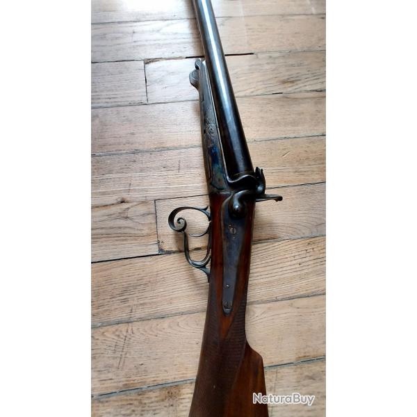 FUSIL JUXTAPOSE CALIBRE 16 A BROCHE ST ETIENNE  ETAT NEUF CAT D