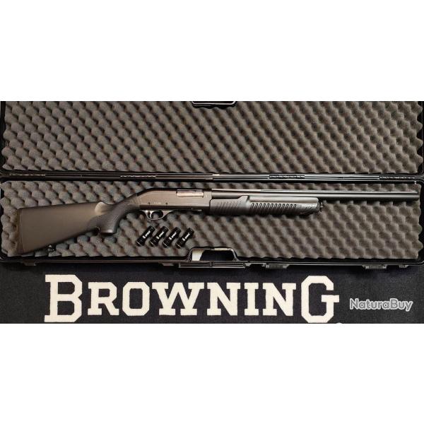 Fusil  pompe YILDIZ mod. S61P - Calibre 12/76 - 4+1 - Canon 61 cm + Mallette (Occasion trs bon ta