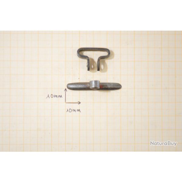 Grenadire  battant pour fusil de chasse,  souder. Pas de vis / axe (F)