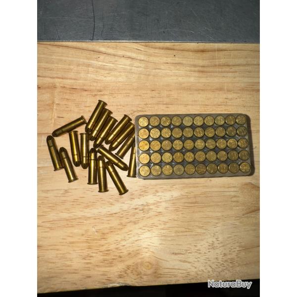 1 lot de 66 balles calibre 22 long rifle grenaille winchester