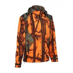 Veste de chasse Softshell Percussion - Camo Blaze / 4XL