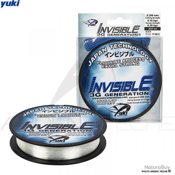 Fil nylon YUKI Invisible 3G generation 300m  0.16mm