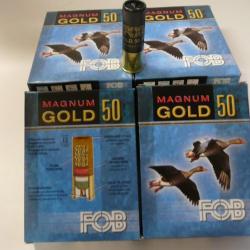 PromoFob ! 100  CATOUCHES FOB GOLD MAGNUM CAL 12X76 53GR  N°0