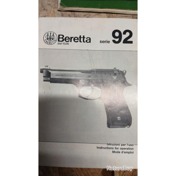 Notice beretta 92