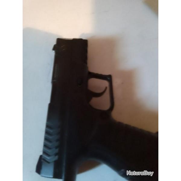 pistolet   plombs   et billes mtalliques plus efficaces de 4,5 modifi en 4 jpules par armurier