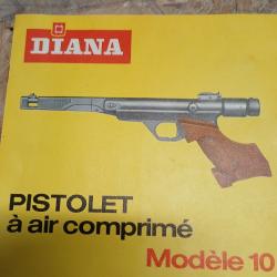 Mode d"emploi DIANA 10