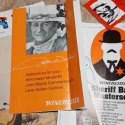 Mode d"emploi WINCHESTER et catalogue