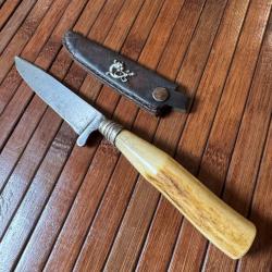 COUTEAU VINTAGE TRADITIONNEL ALLEMAND NICKER 1910-1930 FABRICATION ARTISANALE ALLEMANDE