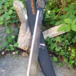 Grande Machette Military Guide de Brousse Lame Acier Inox Manche Abs Etui Nylon Amazonas 001