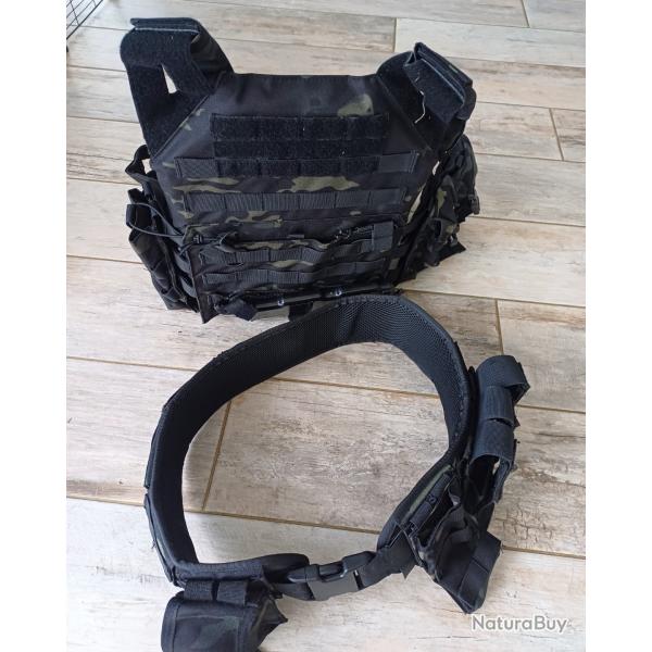 Ensemble gilet xl + ceinture quip