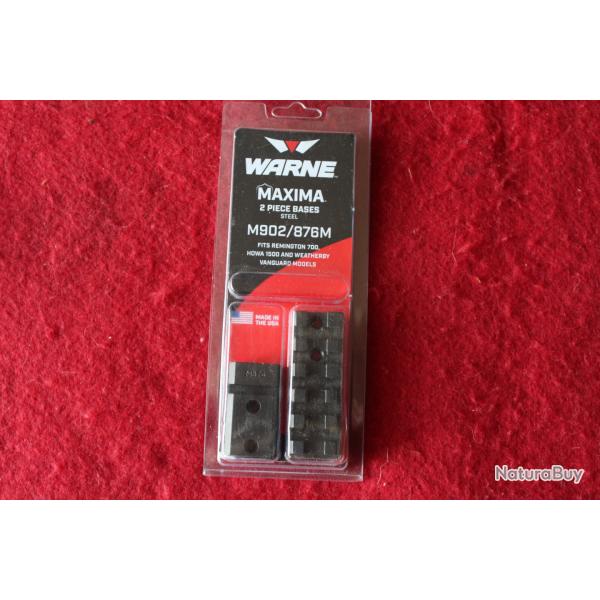 Embase WARNE pour Remington 700 et Weatherby Vanguard