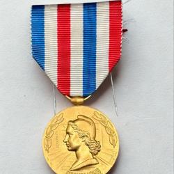 (37.003) Médaille d'honneur des chemins de fer - Echelon Vermeil