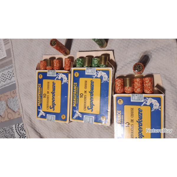 Cartouches collection manufrance superdouze