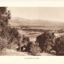 TIRAGE DE CLICHÉ TYPE GRAVURE - COMPAGNIE AÉRIENNE FRANÇAISE - LA PLAINE DE BONE