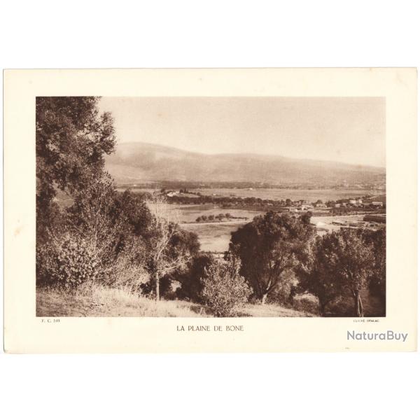 TIRAGE DE CLICH TYPE GRAVURE - COMPAGNIE ARIENNE FRANAISE - LA PLAINE DE BONE