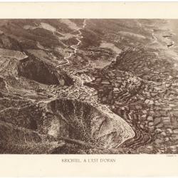 TIRAGE DE CLICHÉ TYPE GRAVURE - COMPAGNIE AÉRIENNE FRANÇAISE - KRICHTEL, À L'EST D'ORAN