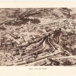 TIRAGE DE CLICHÉ TYPE GRAVURE - COMPAGNIE AÉRIENNE FRANÇAISE - TAZA : VUE DU NORD
