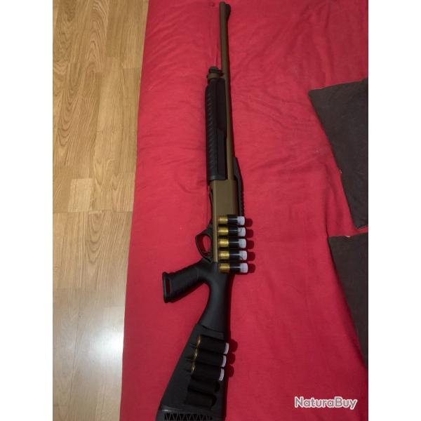 FUSIL  POMPE MARTIAL CANTILEVER CAL. 12/76