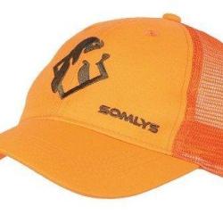 Casquette maille orange SOMLYS